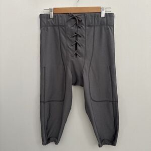 A4‎ Youth Large Gray Slot Waist Lace Up Football Pant Nylon
